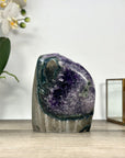 Top Quality Natural Amethyst Geode with Calcite Formations - CBP1262
