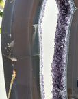 Agate & Amethyst Geode Slice Crystal Portal - MWS2122