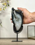 Natural Agate & Quartz Stone Slice - MWS3001