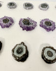 Amethyst Genuine Stalactite Slices Flat - Perfect for Crafting Unique Jewelry - STS0057