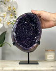 Outstanding Natural Banded Agate & Amethyst Geode - MWS2038
