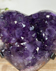 Stnning Natural A+ grade Amethyst Crystal Heart - HST0259
