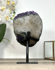 Top Quality Natural Amethyst Geode on Stand - MWS2931