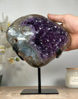 Outstanding Natural Amethyst & Quartz Stone - MWS1542