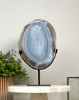 Outstanding Natural Blue Banded Agate Slice - MWS2138