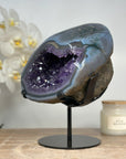 Top Grade Impressive Natrual Amethyst & Blue Agate Geode - MWS1403