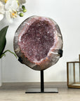 Natural Pink Amethyst Geode - MWS2260