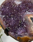 Amazing Natural Amethyst Stone Heart Carving - MWS1047