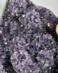 Uruguayan Amethyst Specimen with Green Jasper Shell & Calcite Formation - MWS3148