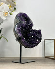 Deep Purple Natural Amethyst Geode Statement Piece - MWS2453