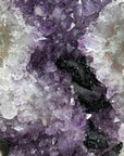 Huge Uruguayan Amethyst Geode, Metallic Stand Included - MWS0449