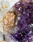 Stunning Amethyst Geode with Pseudo Calcite Formation - MWS1876