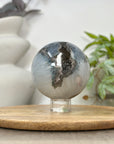 Natural Green Quartz Druzy Sphere Geode - SPH0185