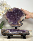 Unique XL Natural Agate & Amethyst Geode - MWS2046