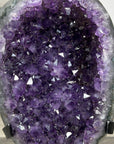 Natural Uruguayan Amethyst Geode on Metal Stand - MWS2780