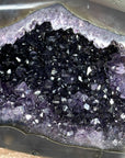 Amethyst & Agate Stone Geode with Crystal Cavity - STGE0004
