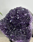 Amethyst Geode with Deep Purple Crystals – Natural Display Specimen on Stand - MWS2888