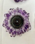 Wholesale Amethyst Stalactite Slices for Jewelry Making - Bulk Flat Set - STS0079