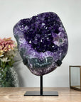 Large Amethyst Stone Crystal Cluster with Large & Shinny Crystals - MWS1151