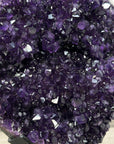 Amethyst Crystal Cluster Specimen on Stand for Home Decor Display - MWS2620