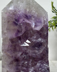 Natural Amethyst Stone Tower with Huge Crystals - STP0151
