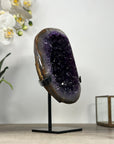 Beautiful Natural Deep Purple Uruguayan Amethyst Geode - MWS2031