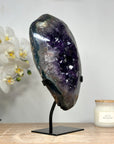 Stunning Uruguayan Amethyst Cluster with Agate Shell - MWS1449