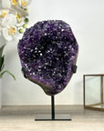 Natural Uruguayan Amethyst Geode with Deep Purple Crystals - MWS2467