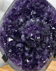 AAA Grade Amethyst Crystal Geode on Metal Stand - MWS3055
