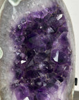 Natural Large Amethyst Geode with Quartz & Green Jasper Shell - MWS2828
