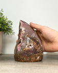 Red Jasper Stone Flame Carving - FST0167