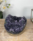 Natural Amethyst Geode Crystal Cluster for Home Decor Display - CBP1166
