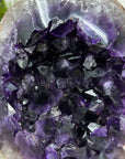 Natural Amethyst Geode with Large & Shinny Crystals - MWS2154