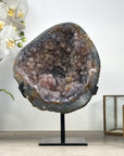 Stunning Natural Ametrine Geode, Stand Included - MWS2313