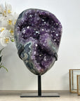 Huge Amethyst Geode with Agate & Green Jasper Shell - MWS2194