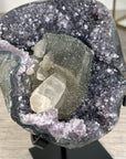 Unique Amethyst Cluster With Rare Calcite Formation – One-of-a-Kind Crystal - MWS2504