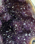 Unique Large Amethyst & Jasper Geode Full of Stalactite Formations - MWS2379