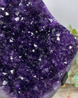 Natural Uruguayan Amethyst Cluster with Green Jasper Shell - MWS3195