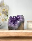 Uruguayan Amethyst Geode with Cut Base and Polished Edges - CBP1102
