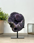 Amethyst Geode with Calcite Crystal Formation – Natural Uruguayan Collector’s Specimen - MWS2399