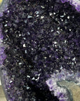 Amethyst Geode with Deep Purple Crystals on Stand - MWS2792