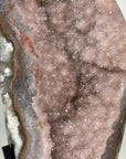 Huge Natural Pink Amethyst Geode - Unique Mineral Display Piece on Stand - MWS2802