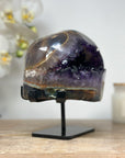 Stunning Deep purple Amethyst & Agate Geode - MWS1458