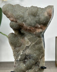 Natural Druzy Crystal with Green Color Tones – Unique Mineral Display Piece" - MWS2898