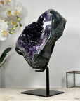 Stunning Large Natural Amethyst Crystal with Green Jasper Shell - MWS1849