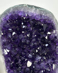 Natural A Grade Amethyst Cluster with Stand - MWS3394