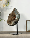 Natural Geode Mineral Specimen with Druzy Crystal Formations - MWS2678