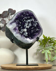 XXL Natural Uruguayan Amethyst Geode with Calcite Formations - MWS3079