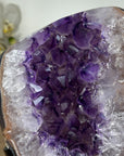Natural Amethyst Geode with huge Shinny Crystals - MWS1821