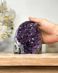 Natural Amethyst Cathedral with Stunning Jasper Shell - CBP1104